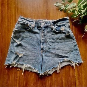 4” High Rise Curve Love Abercrombie Mom Shorts
